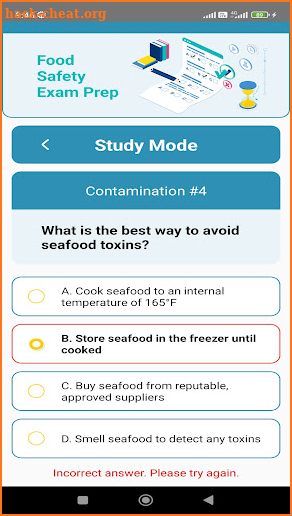 Food Safety Exam Prep screenshot