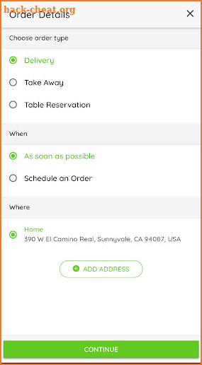 FoodExpress screenshot