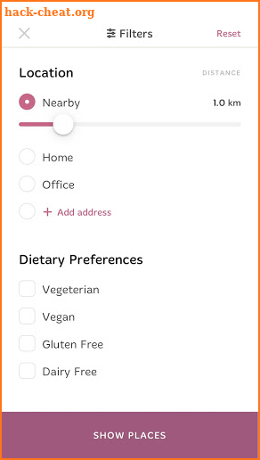 Foodprint screenshot