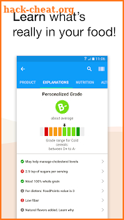 Fooducate Healthy Weight Loss & Calorie Counter screenshot