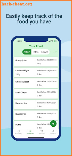 FoodWise - Your Food Inventory screenshot