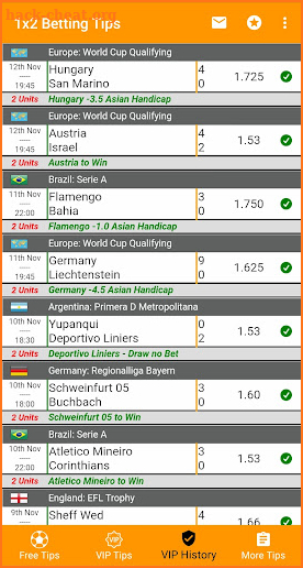 Football Betting Tips - 1X2 screenshot