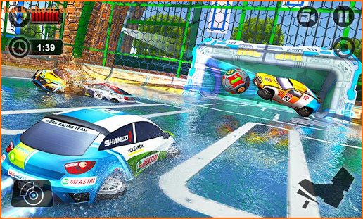 Football Car World Cup 2018: Water Cars Fight screenshot