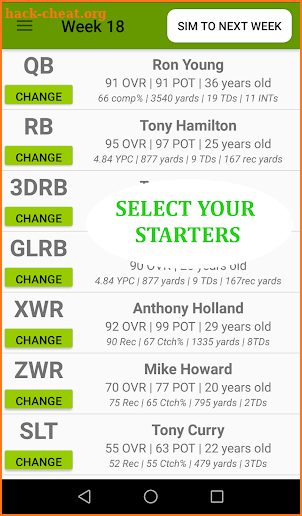 Football GM screenshot