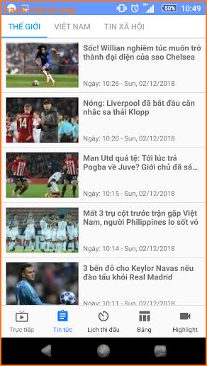 Football HD - bóng đá trực tiếp, live football screenshot