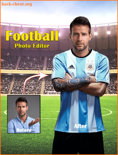 Football Jersey Maker Photo Editor screenshot