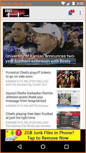 Football KC - KCTV Kansas City screenshot