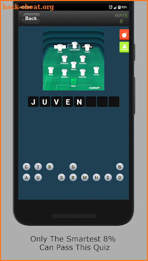 Football Line-up Quiz - Guess The Football Club screenshot