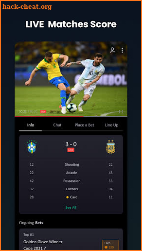 Football Live Score TV HD screenshot