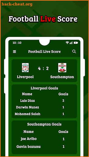 Football Live TV : Live Score screenshot