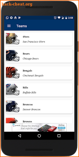 Football NFL Schedule & Scores screenshot