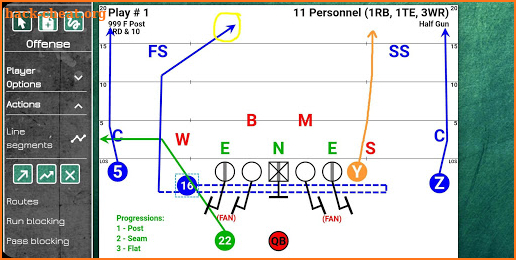 Football Play Card screenshot