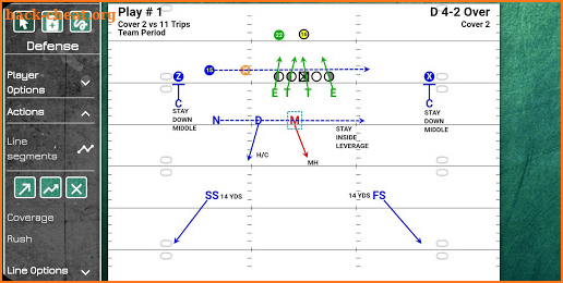 Football Play Card screenshot