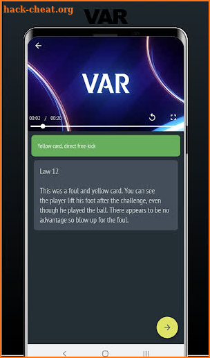 Football Referee Quiz screenshot