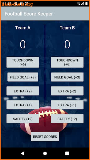 Football Score Keeper screenshot