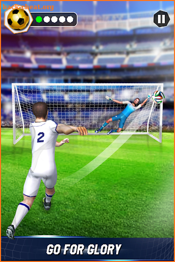 Football soccer strike screenshot