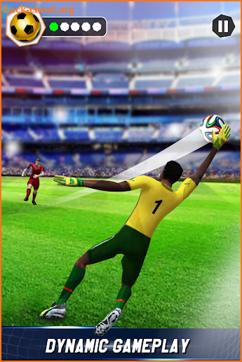 Football soccer strike screenshot