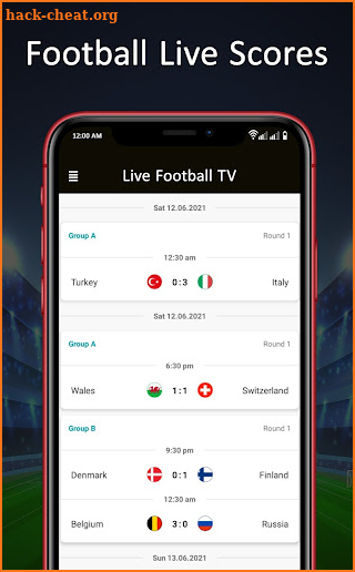 Football TV Live Streaming HD - Live Football TV screenshot