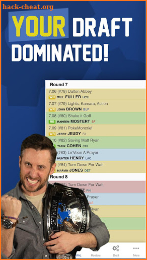 Footballguys Fantasy Football Draft Dominator 2020 screenshot