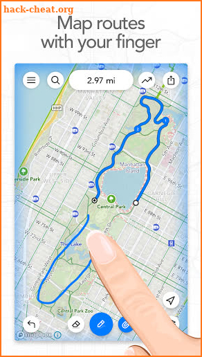 Footpath Route Planner - Running, Hiking, Bike Map screenshot