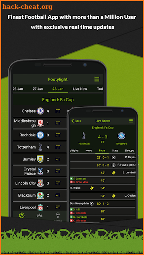 Footylight   - Score & Highlights screenshot