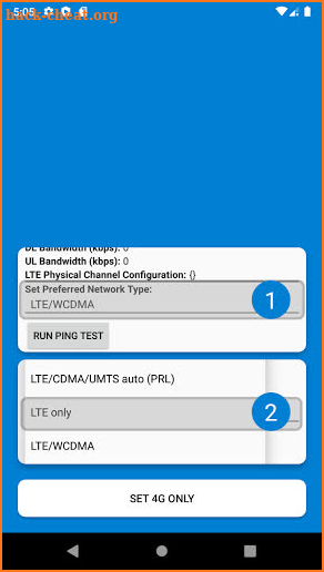 Force LTE 4G Only - Android 11 compatible screenshot