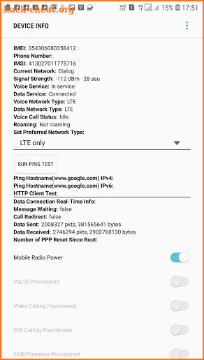 Force LTE 4G Only - Android 11 compatible screenshot