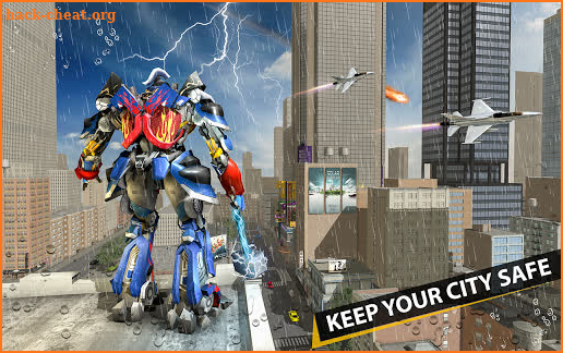 Force Strike Hammer Robot War screenshot