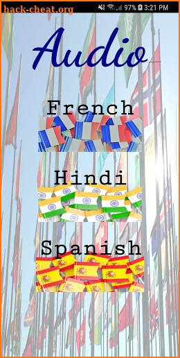 Foreign Language phrases (French, Spanish, Hindi) screenshot