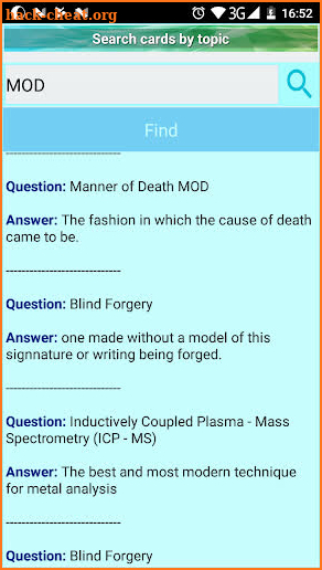 Forensic Medicine Practice Test screenshot