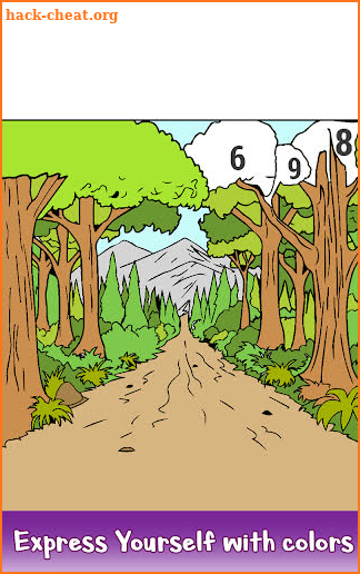 Forest Color by Number: Nature Coloring Book Pages screenshot