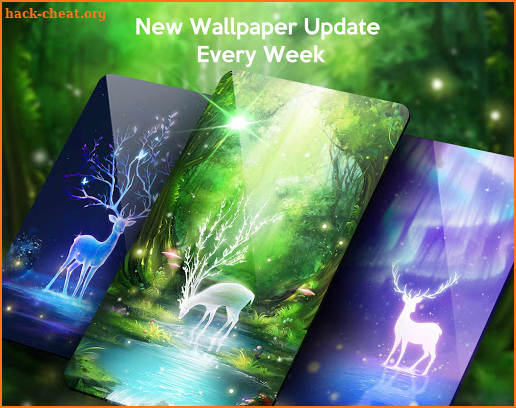 Forest Deer Live Wallpaper & Launcher Theme screenshot