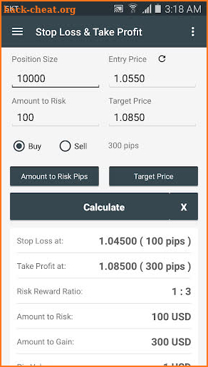 Forex Calculators screenshot