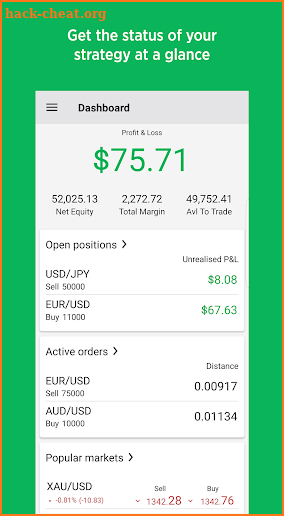 FOREX.com screenshot