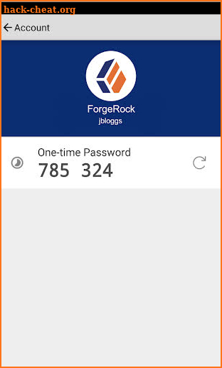 ForgeRock Authenticator screenshot