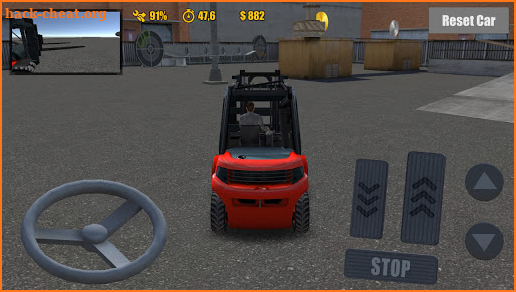 FORKED UP parkour 3D Forklift driving simulator screenshot