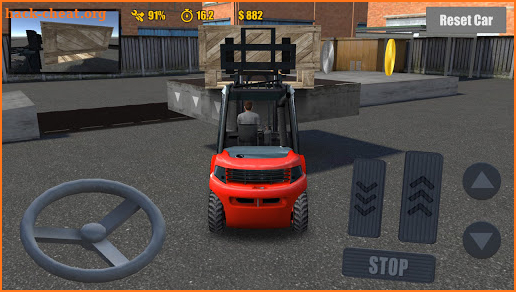 FORKED UP parkour 3D Forklift driving simulator screenshot