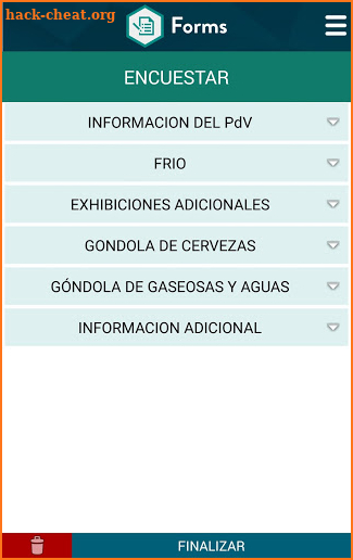 FORMS screenshot