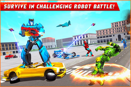 Formula Car Robot Games - Air Jet Robot Transform screenshot