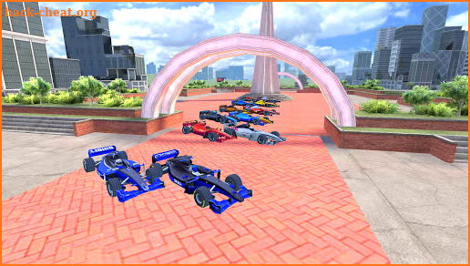 Formula Sports Cars in City Drive Simulator 2020 screenshot