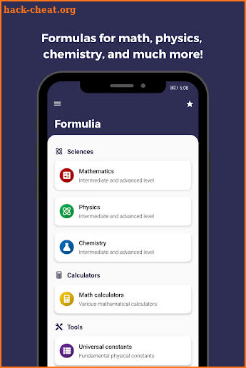 Formulia screenshot