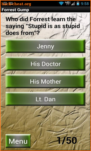 Forrest Gump Trivia screenshot