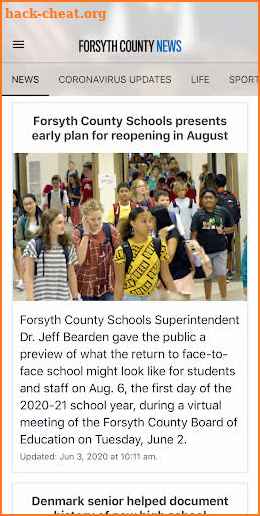 Forsyth News screenshot