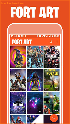 FORT ART - BATTLE ROYALE WALLPAPERS COMMUNITY UHD screenshot