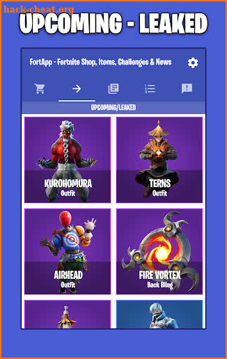 FortApp - Shop, Leaks, Challenges, Items & News screenshot