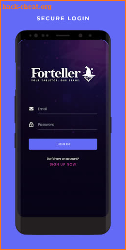 Forteller screenshot