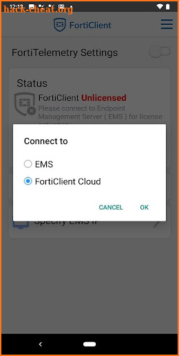 FortiClient screenshot