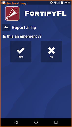 FortifyFL - Tip Reporting screenshot