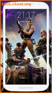 Fortnite Battle Royale Lock Screen screenshot