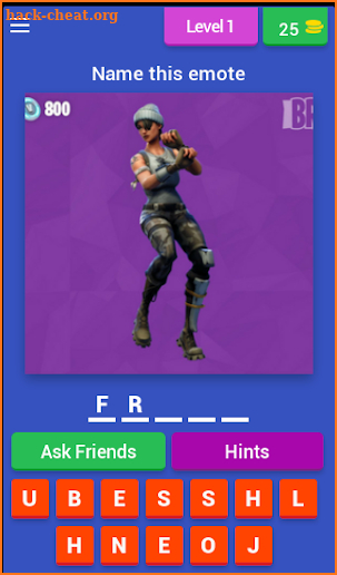 Fortnite Emote Quiz screenshot